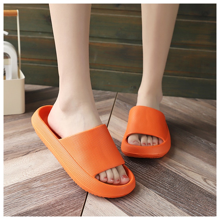 Zachte slippers (oranje)