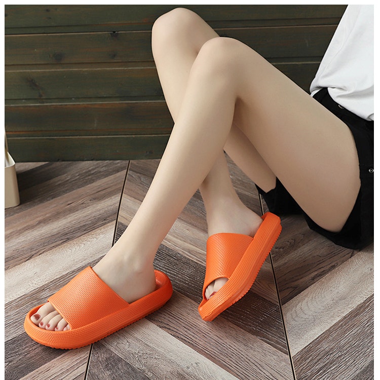 Zachte slippers (oranje)