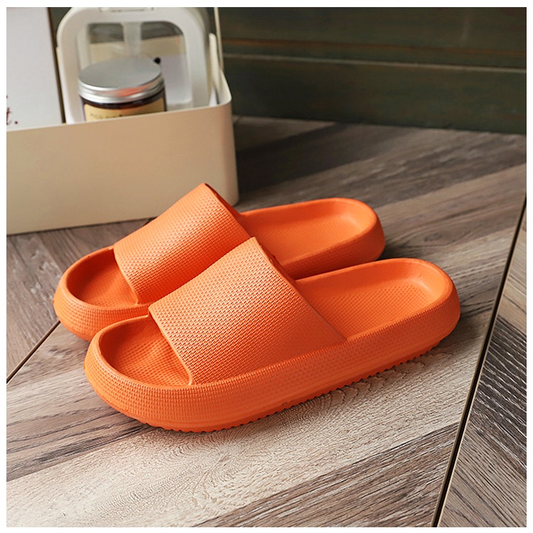 Zachte slippers (oranje)