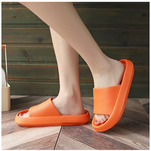 Zachte slippers (oranje)