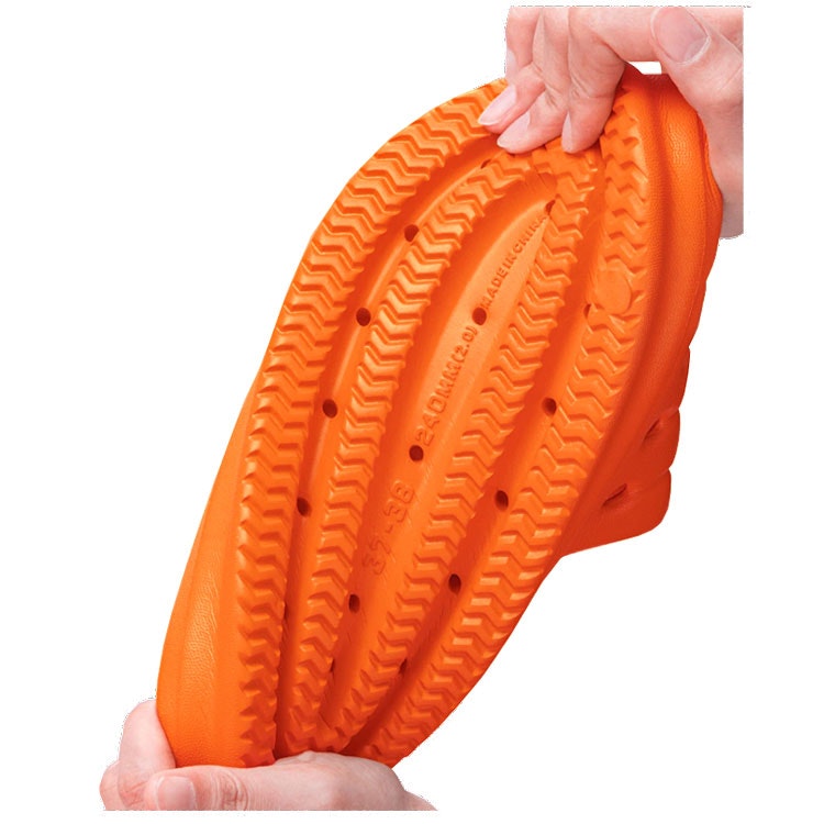 Zachte slippers (oranje)