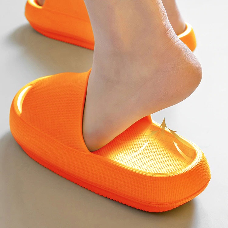 Zachte slippers (oranje)