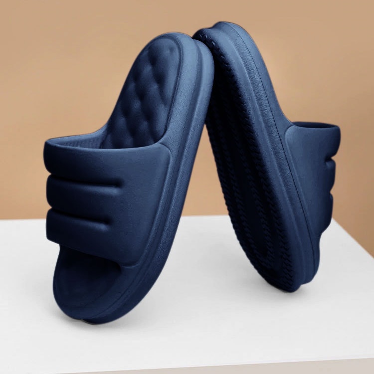 Zachte slippers (blauw)
