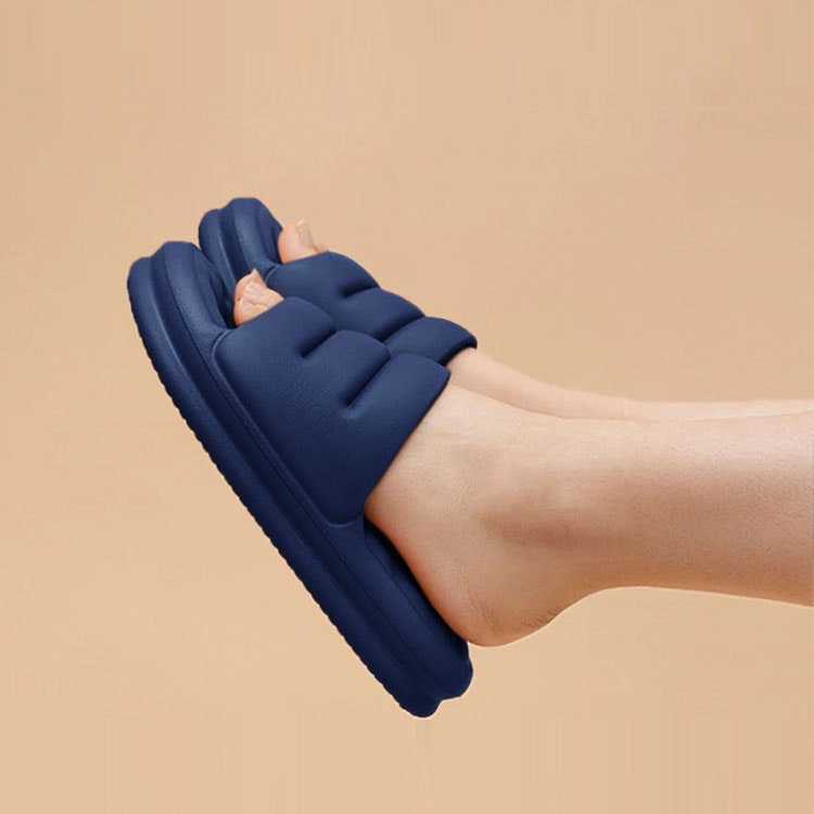 Zachte slippers (blauw)