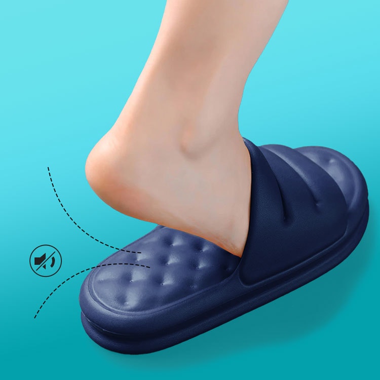Zachte slippers (blauw)