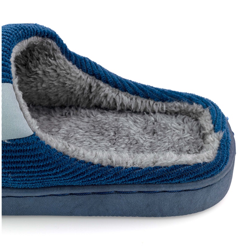 Warme pantoffels (blauw)