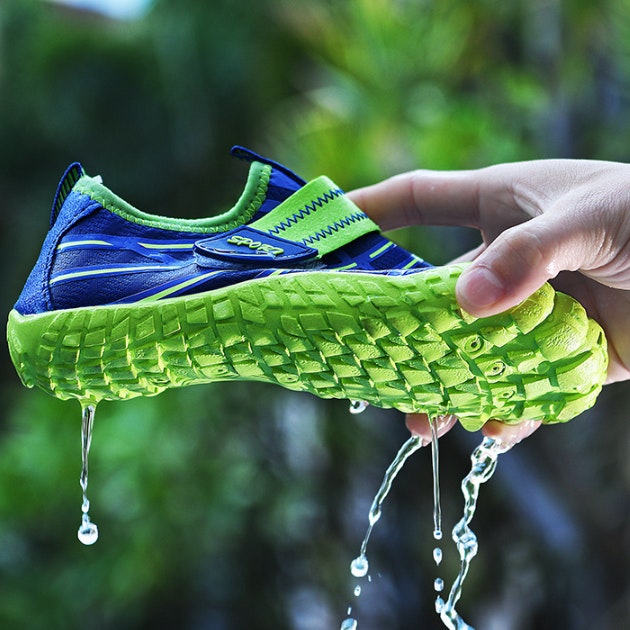 Barefoot schoenen kinderen (Geel/Blauw)