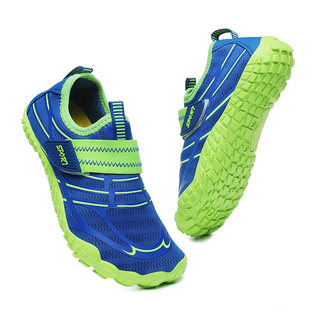 Barefoot schoenen kinderen (Geel/Blauw)