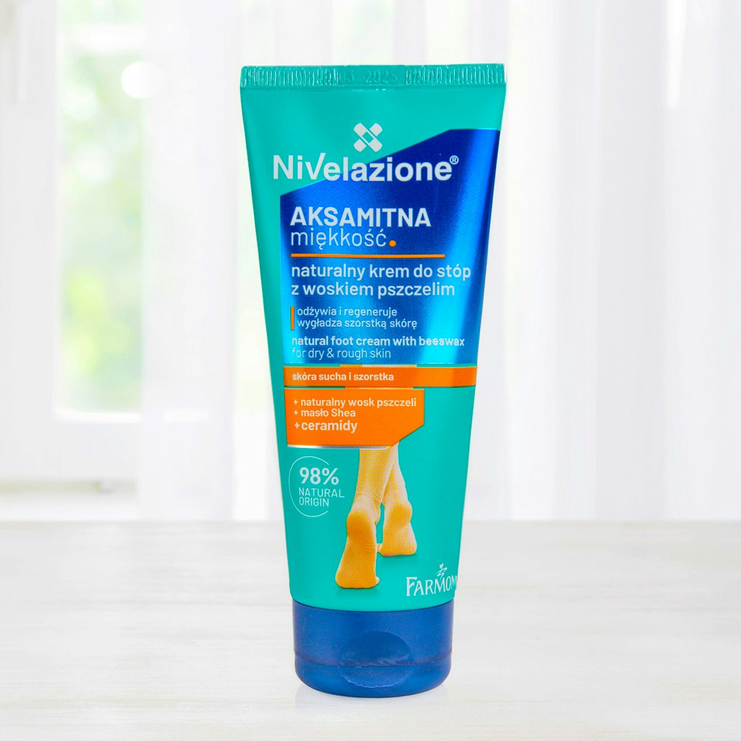 Verzachtende voetcrème met bijenwas
