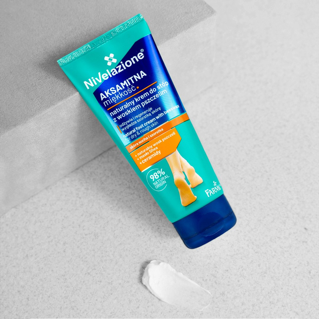 Verzachtende voetcrème met bijenwas