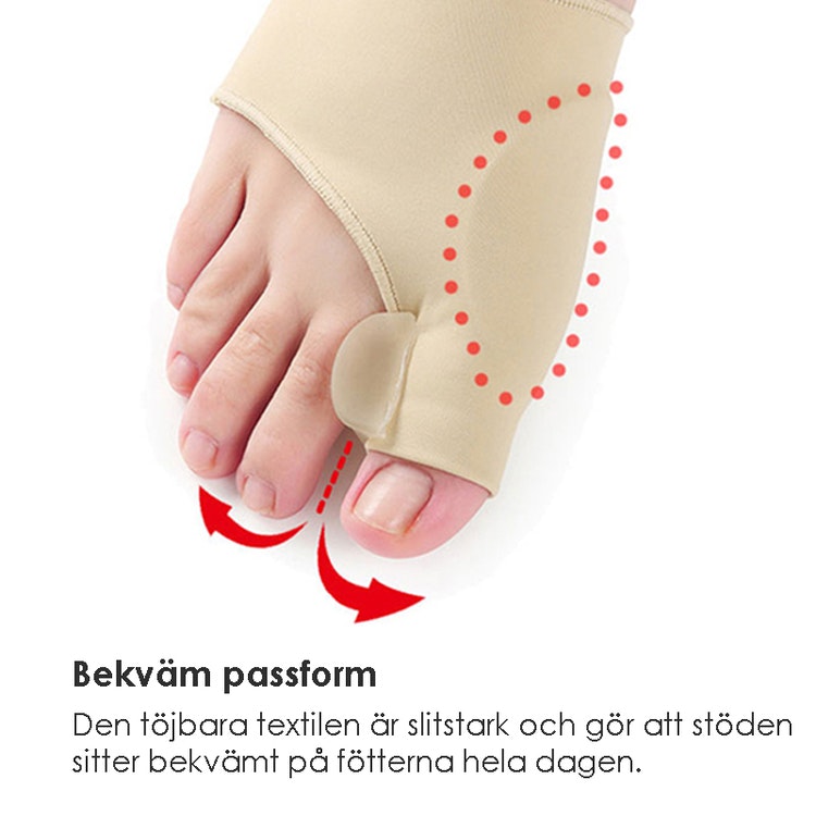 Hallux valgus skydd (2st)