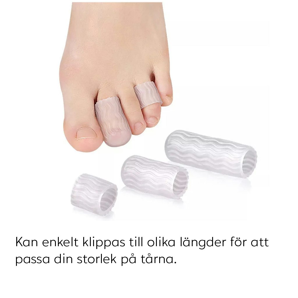 Silikonskydd för tårna