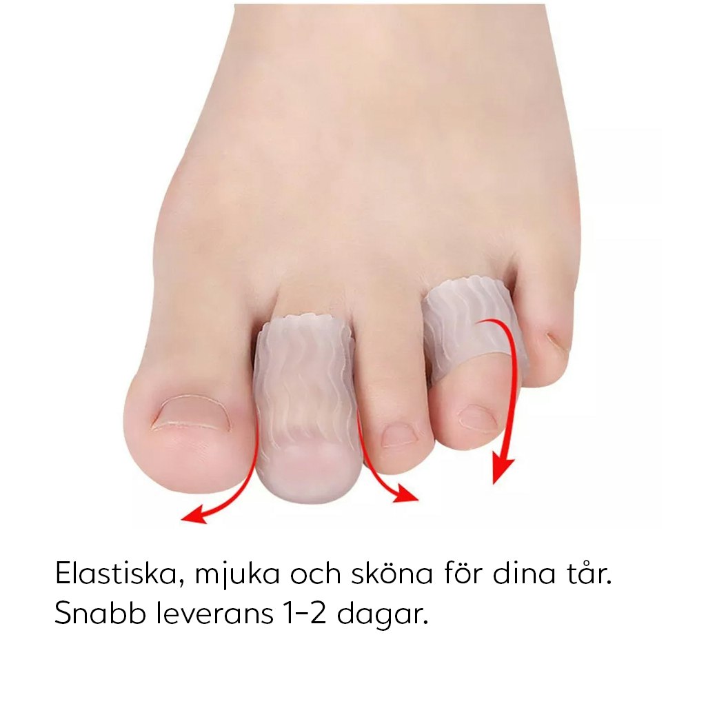 Silikonskydd för tårna