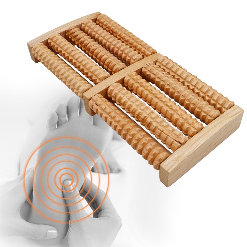 Voetmassage hout (roller)
