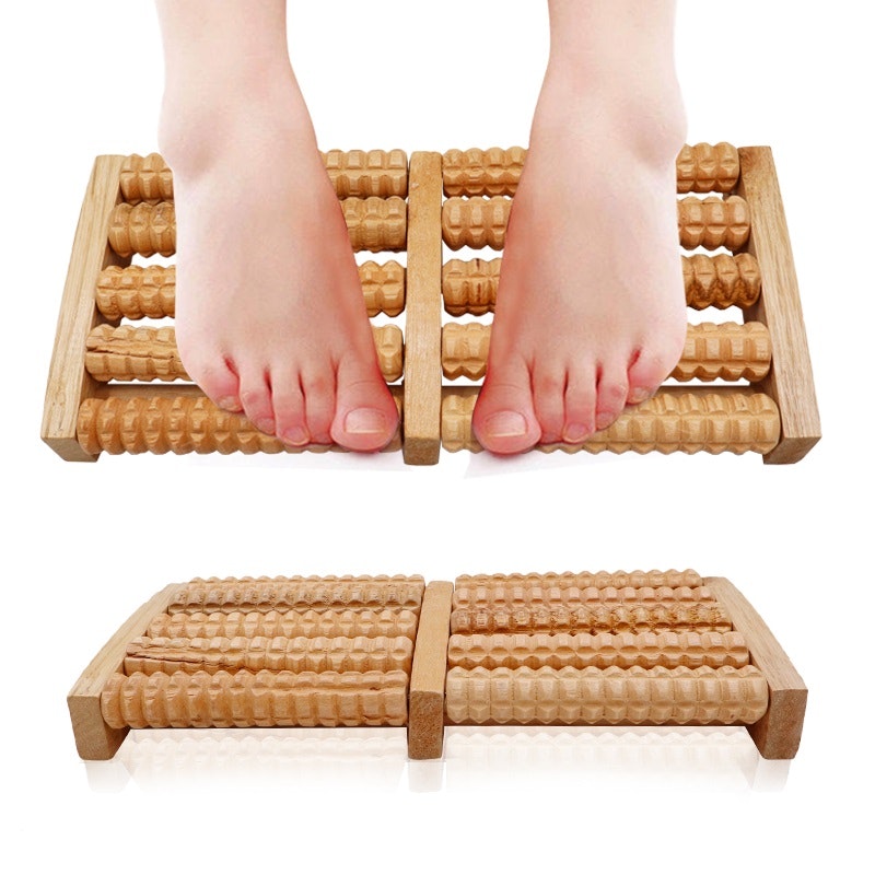 Voetmassage hout (roller)