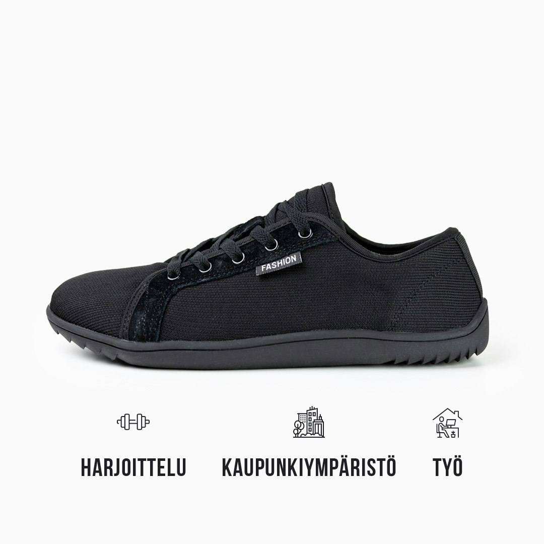 Barefoot schoenen Natural (zwart)