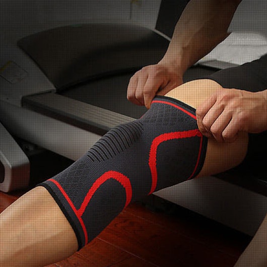 Kniesteun sport (zwart)