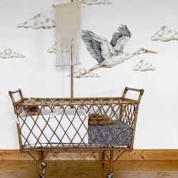 Dekornik, wallsticker Spring stork