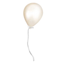 Stickstay beige festballon