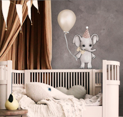 Stickstay beige festballon