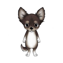 Stickstay wallsticker chihuauhuan Chica