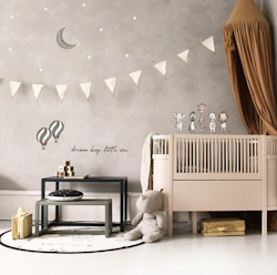 Stickstay wallsticker Måneskåret mørkegrå