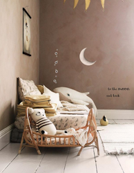 Stickstay wallsticker Måneskåret hvid