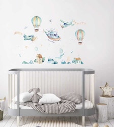 Babylove, Helicopter wallsticker til børneværelset M
