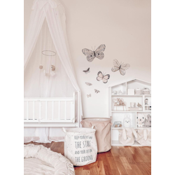 Babylove, wallsticker sommerfugle