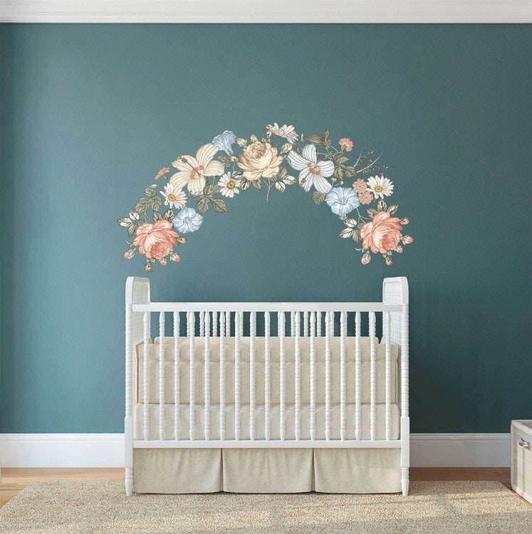 Babylove, Wall Sticker eng blomster