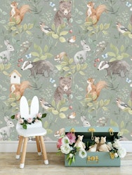 Dekorillo, tapet Green animal world