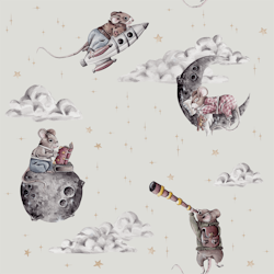 Dekorillo, tapet Little mouse light