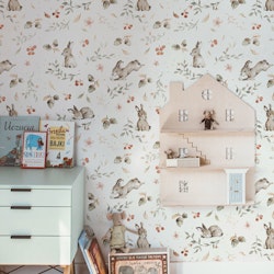 Dekornik, tapet Happy Rabbits