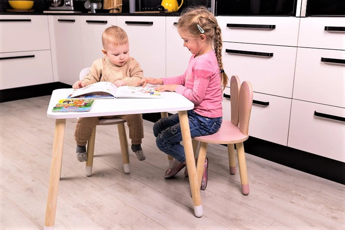 Møbelsæt stol lyserød - Baby-love.dk