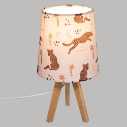 Bordslampe til børneværelset, jungle
