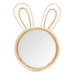 Rattan spejl, bunny