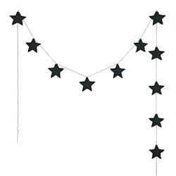 Numero 74, vimpelløkke til børneværelse, Mini Star Dark Grey