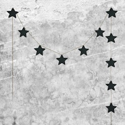 Numero 74, vimpelløkke til børneværelse, Mini Star Dark Grey