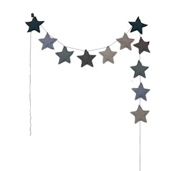 Numero 74, vimpelløkke til børneværelse, Mini Star Mix Blue