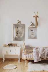 Little Lights, Lampe til børneværelset, Tog brun/beige