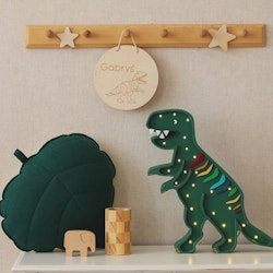 Little Lights, Lampe til børneværelset, Dino Rex grøn