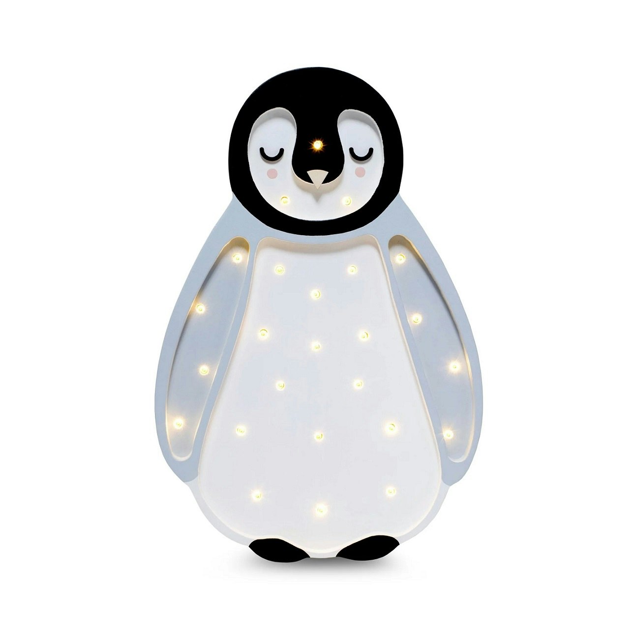 Little Lights, Lampe til børneværelset, Pingvin lysegrå