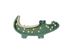 Little Lights, Lampe til børneværelset, Krokodille mini mørkegrøn