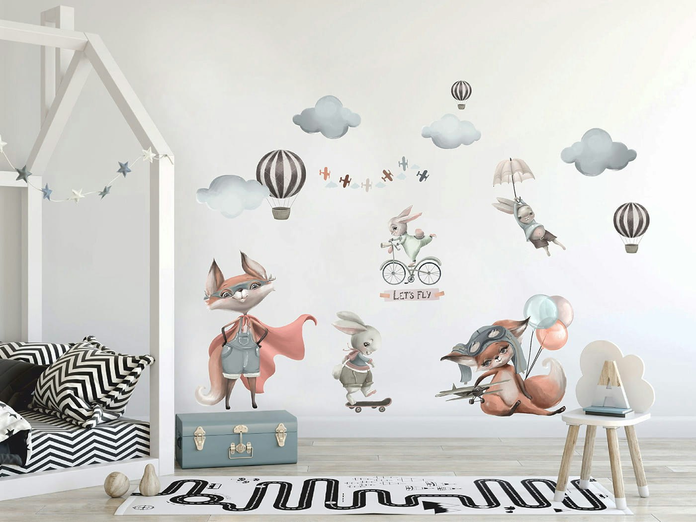 Wallstickers Let`s fly