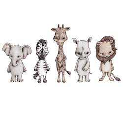 Stickstay, Savannah friends wallstickers