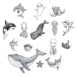 Stickstay, Ocean friends wallstickers