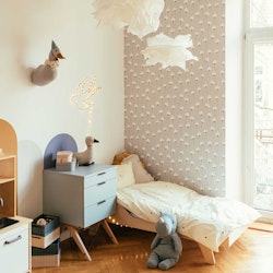 Dekornik, tapet Daisies On Grey