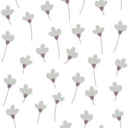 Dekornik, tapet Daisies On White