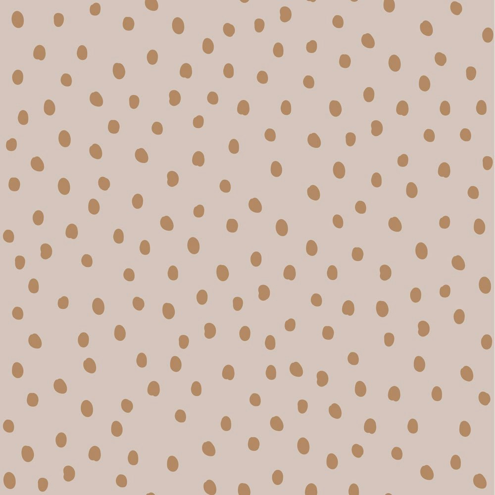 Dekornik, tapet Irregular Dots Powder Pink Cinnamon