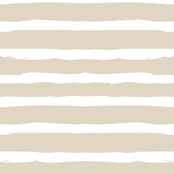 Dekornik, tapet Irregular Stripes Beige White